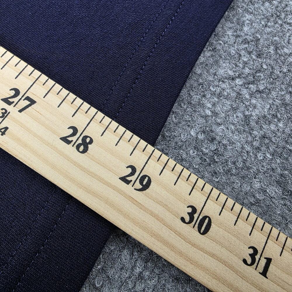 Vintage Lands End Skirt Womens Medium Blue Cotton A-Line Pockets Made in USA - Picture 7 of 12